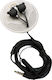 Yookie YK1050 În ureche Handsfree cu două căști cu mufă 3.5mm Negru