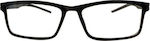 Zippo Men's Reading Glasses +3.00 in Black color 31Z-B20-BLK300