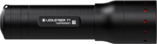 LedLenser Flashlight LED Waterproof IPX4 with Maximum Brightness 450lm P7 Black