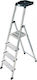 Krause Secury Ladder Aluminum with 4+1 Steps