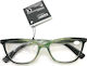 Zippo Women's Reading Glasses +3.00 in Green color 31Z-B23-GRE300