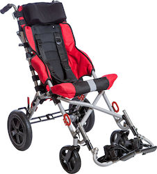 Akces-Med Ombrelo OMO001 Αναπηρικό Καροτσάκι Βόλτας Size 3 Red