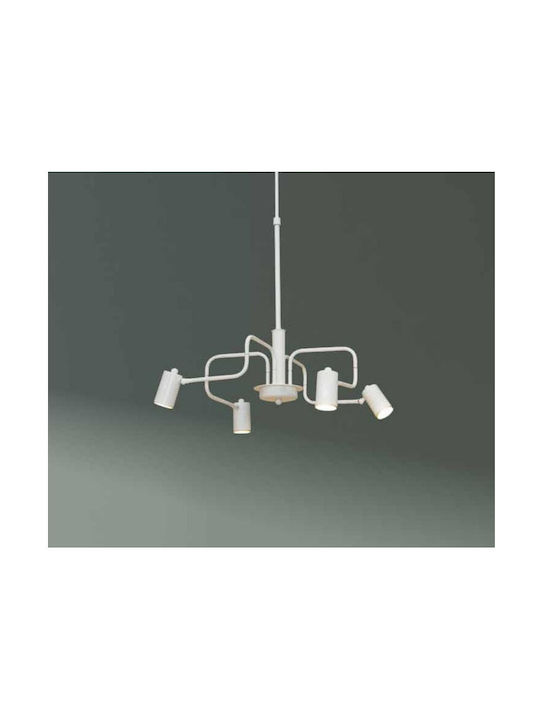 Home Lighting Hannah Pendant Light Three-Light for Socket E27 White