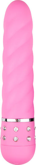 Easytoys Love Diamond Twisted Vibrator 11.4cm Pink