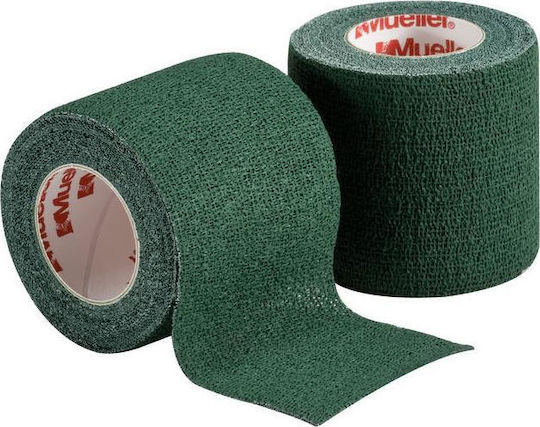 Mueller TapeWrap Premium Ελαστικός Αυτοσυγκρατούμενος Επίδεσμος 5cm Πράσινος
