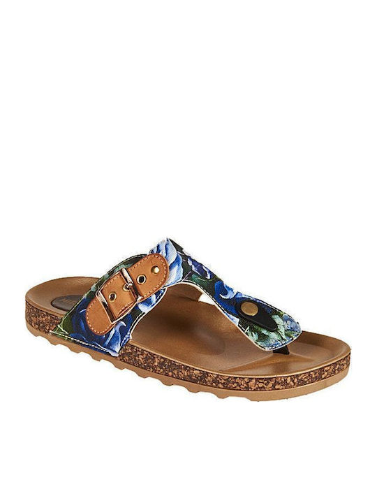 Women's Flat Sandals Blue