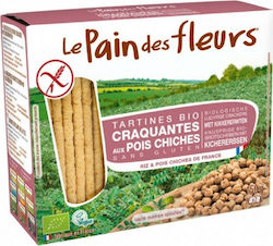 Le pain des fleurs Crackers organici από Ρεβύθια Fără Gluten 1x150gr