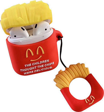 Lykl Happy Fries Θήκη Σιλικόνης σε Πολύχρωμο χρώμα για Apple AirPods