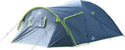 Cattara Tropea Double-Layer Cort Camping Tunel cu Dublu Strat 4 Sezoane pentru 3 Persoane 440x335x135cm