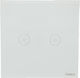 Recessed Electrical Lighting Wall Switch Wi-Fi Connected with Frame Touch Button White SW02G