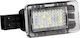 M-Tech Πλαφονιέρες Αυτοκινήτου Volvo C70 / V50 / S70 / S60 / V40 / V60 2τμχ