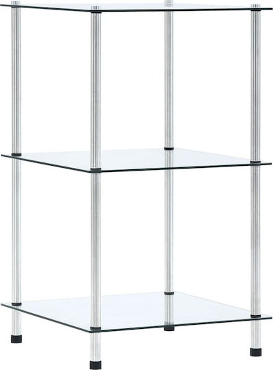 Bibliothek Transparente 40x40x67cm