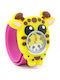 Wacky Watches Wacky Ceas Analogic Pentru Copii Galben Cu Curea Din Cauciuc