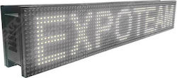 ExpoLedTeam Rolling LED Sign One - Sided Waterproof 96x32cm White