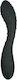Easytoys Textured Διπλό Dildo Μαύρο 19.3cm