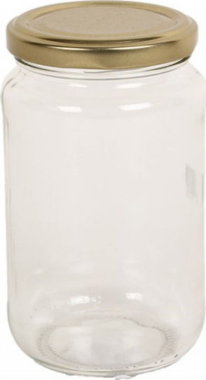 Vase Allgemeine Verwendung mit Deckel Glas Transparent 370ml Vase Allgemeine Verwendung mit Deckel Glas Transparent 370ml