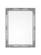 Bizzotto Miro Wall Mirror with Silver Wooden Frame 83x63cm 1pcs