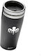 Paladone James Bond Travel Mug 007 Glass Thermos Stainless Steel 450ml Silver