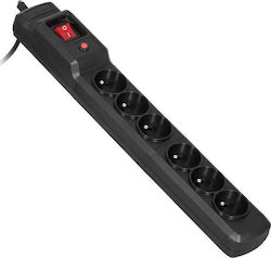 Active Jet ACJ COMBO 6Gn Power Strip Safety 6 Sockets with 10m Cable