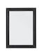 Bizzotto Miro Wall Mirror with Black Wooden Frame 82x62cm 1pcs