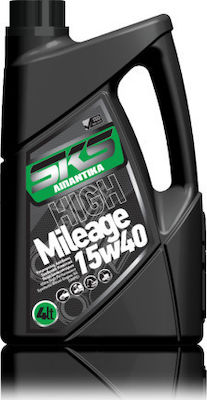 SKS High Mileage Car Lubricant 15W-40 4lt