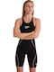 Speedo Wide Strap Open Back Activewear Swimsuit Fastskin LZR Intent Openback Black 11974-D168