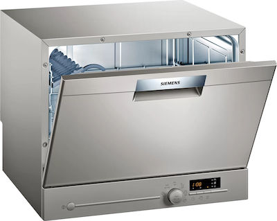 Siemens SK26E822EU Πλυντήριο Πιάτων Πάγκου για 6 Σερβίτσια Π55.1xY45εκ. Inox