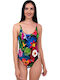 Tropic Ολόσωμο Μαγιό Floral Μαύρο