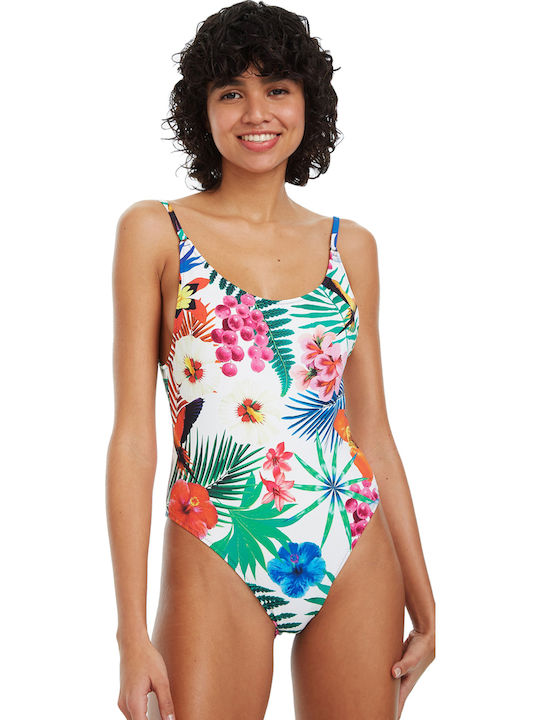 Tropic Costum De Baie Întreg Floral