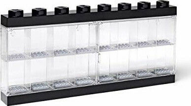 LEGO Παιδικό Κουτί Αποθήκευσης από Πλαστικό Display Case 16 Μαύρο 38x18cm