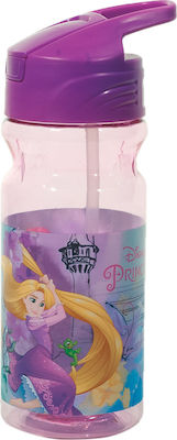 Gim Flip Kinder Trinkflasche Disney Prinzessin Kunststoff Lila 500ml