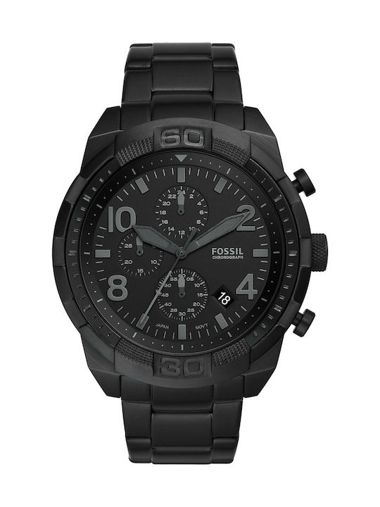 Fossil Bronson Ceas Bărbați 50mm Cronograf Bate...