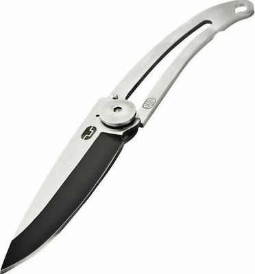 True Utility Bare Pocket Knife Silver with Blade made of Stainless Steel