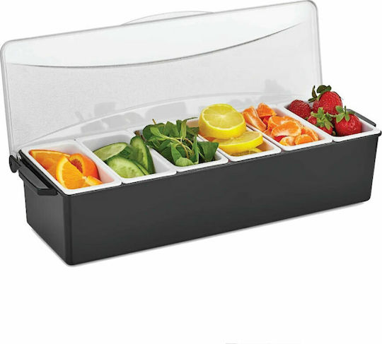 GTSA Plastic Bar Organizer with 6 Compartments with Dimension 44x14.5x9.5cm
