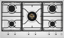 Bertazzoni Υγραερίου Ασημί PM36 5 00 X Bertazzoni Υγραερίου Ασημί PM36 5 00 X