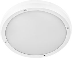Adeleq Plafonieră de Exterior E27 în Culoare Alb 21-8010