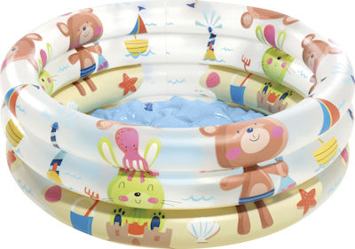 Intex 3-ring Baby Kinder Pool PVC Aufblasbar 61x61x22cm Strandbegleiter