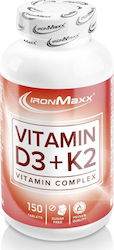 IronMaxx Vitamin D3 + K2 Βιταμίνη 150 ταμπλέτες
