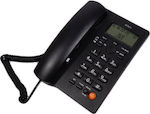 Witech WT2010 Kabelgebundenes Telefon Büro Schwarz WT-2010BLK