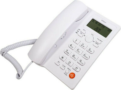 Witech WT2010 Telefon fix Birou Alb WT-2010WHT