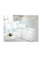 Nima Once Upon A Time Baby Sheets Set Crib Cotton Light Blue 120x170cm 3pcs