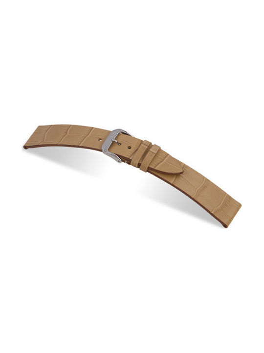 Strap LEATHER RIOS Miami Beige 16mm