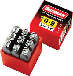 Benman 71013 71013 Χτυπητά Γράμματα Σετ Εργαλεία Χειρός 9τμχ