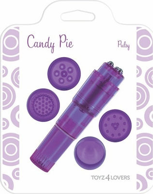 Toyz4lovers Candy Pie Pleasy Vibrator Massage 10cm Purple