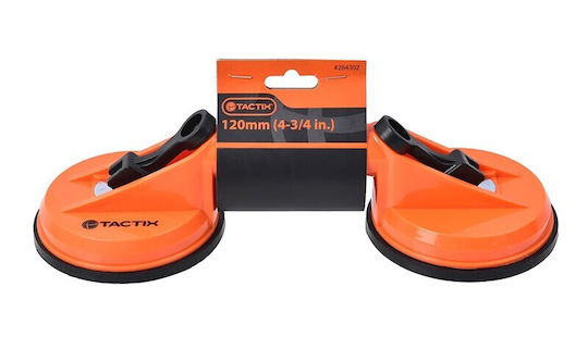 Tactix Plastic Double Work Suction Cup 120mm with Max Lifting Weight 40kg