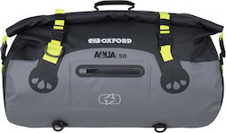 Oxford Aqua T-50 Roll Bag - Black/Grey/Fluo Μπαγκαζιέρα Μοτοσυκλέτας 50lt