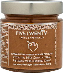 FiveTwenty Praline Spread Κρέμα Φιστικιού Αιγίνης Με Σοκολάτα No Added Sugar 190gr