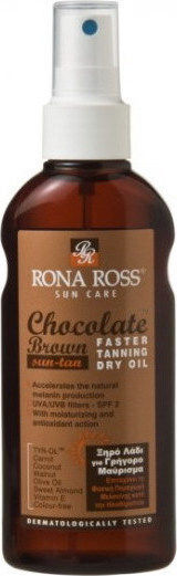 Rona Ross Ulei De Corp Pentru Bronzare Ciocolatiu SPF2 Spray 160ml