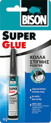 Bison Лепило Гел Моментално Super Glue Pointer 10гр