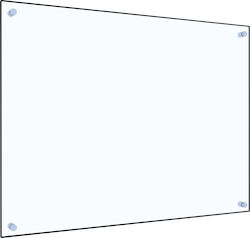 vidaXL Glass Back 80x60cm 249471